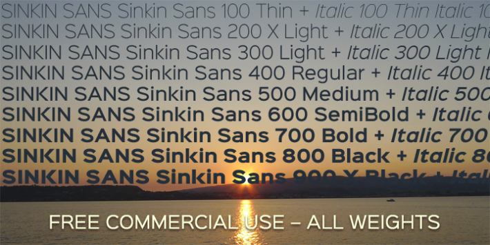 Sinkin Sans - Image 2
