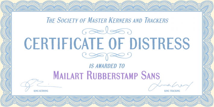 Mailart Rubberstamp Sans - Image 6