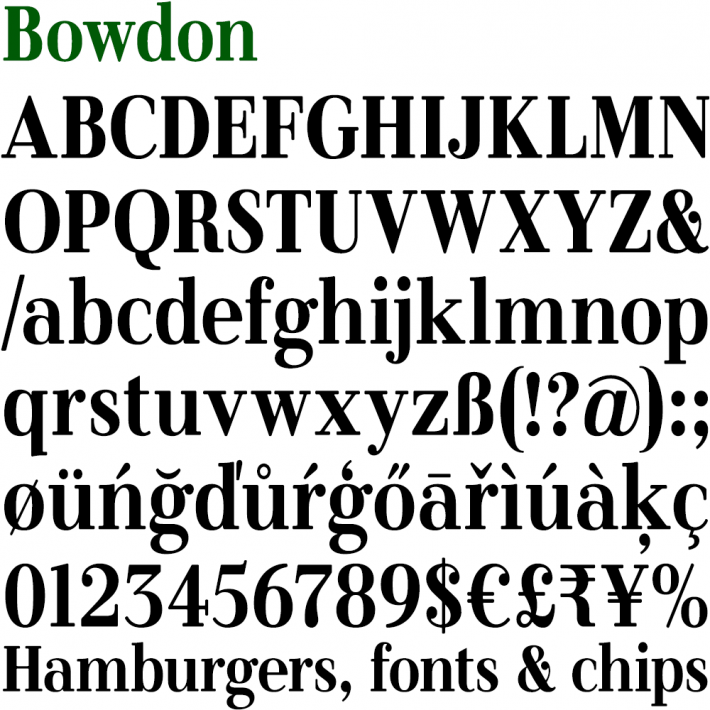Bowdon (Regular)
