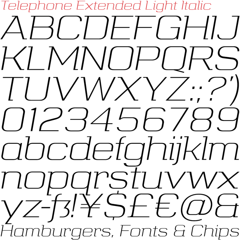 Telephone Extended – K-Type